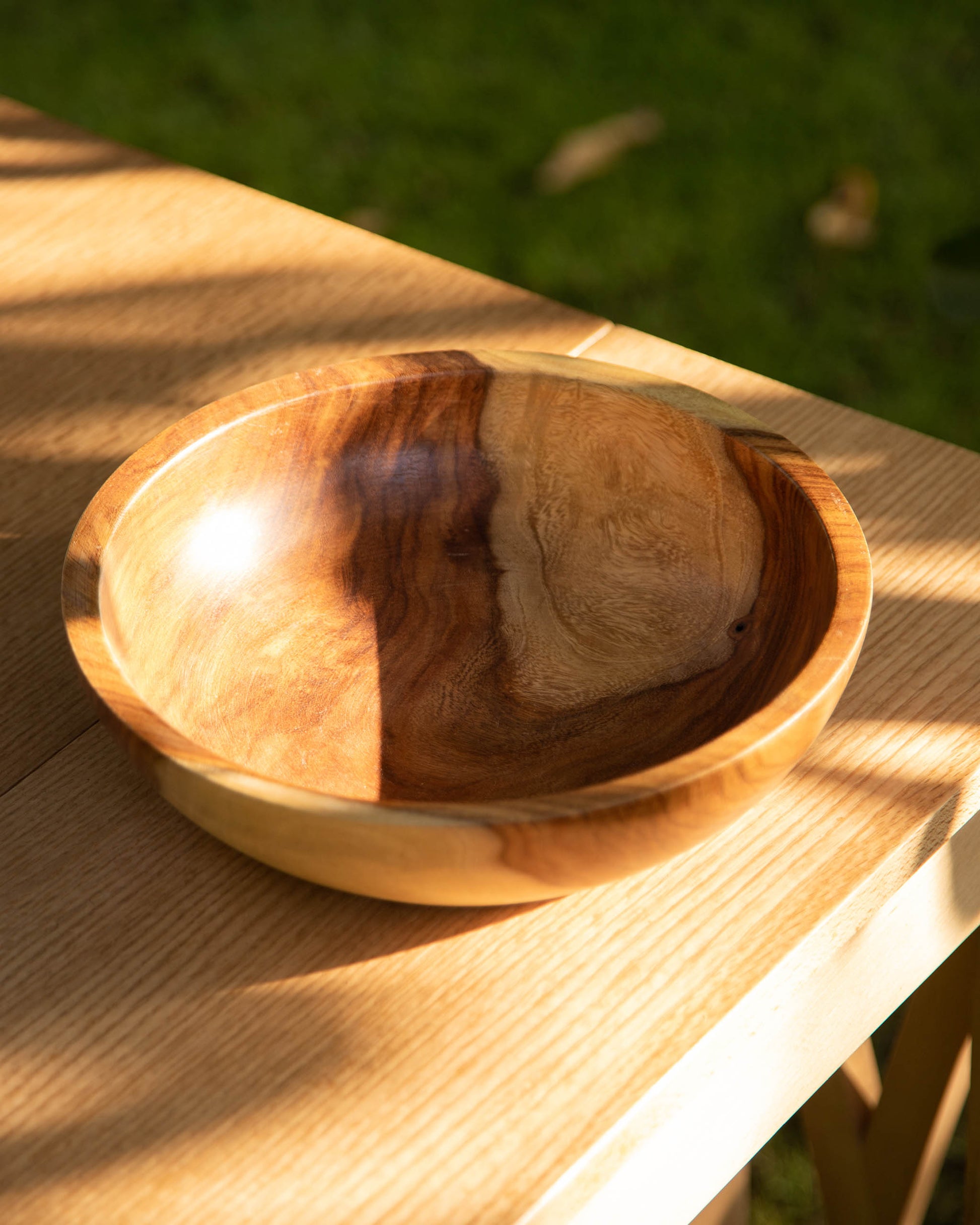 Large Wooden Serving Bowl