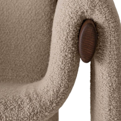 Sculptural Fabric Armchair