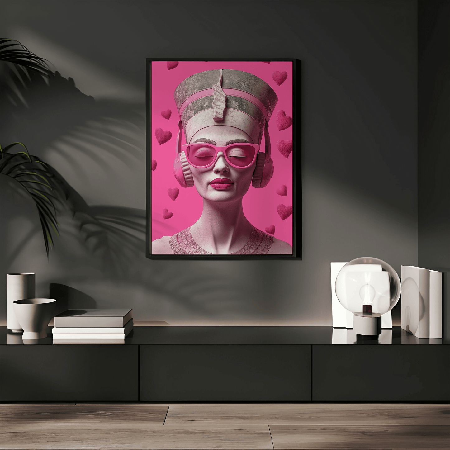 A wall panel that reflects royal elegance