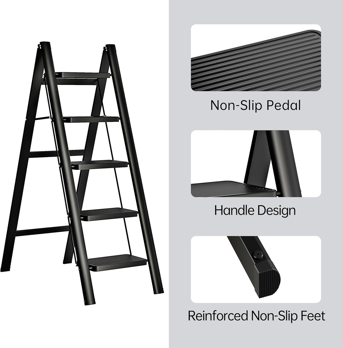 5 Step Folding Ladder