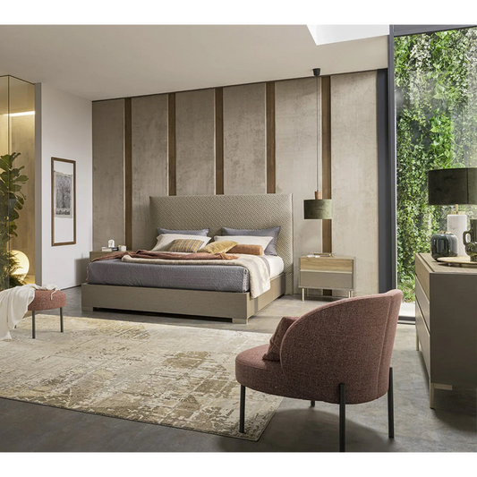 Warm Tones Rhombus Bedroom