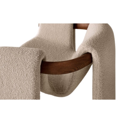 Sculptural Fabric Armchair
