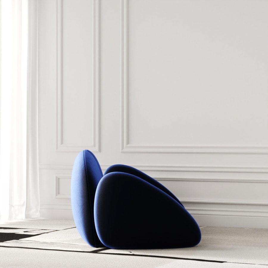 Single sofa with comfortable design