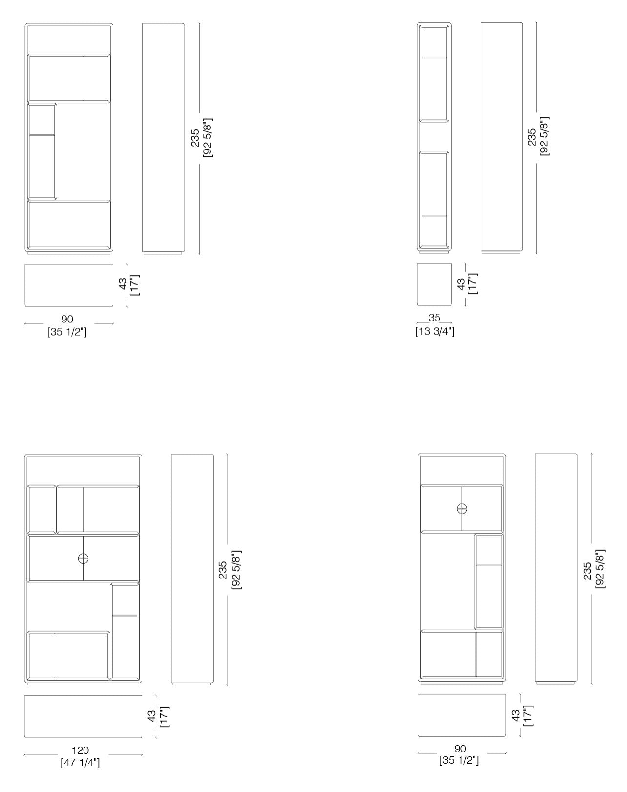Uniquely designed shelves