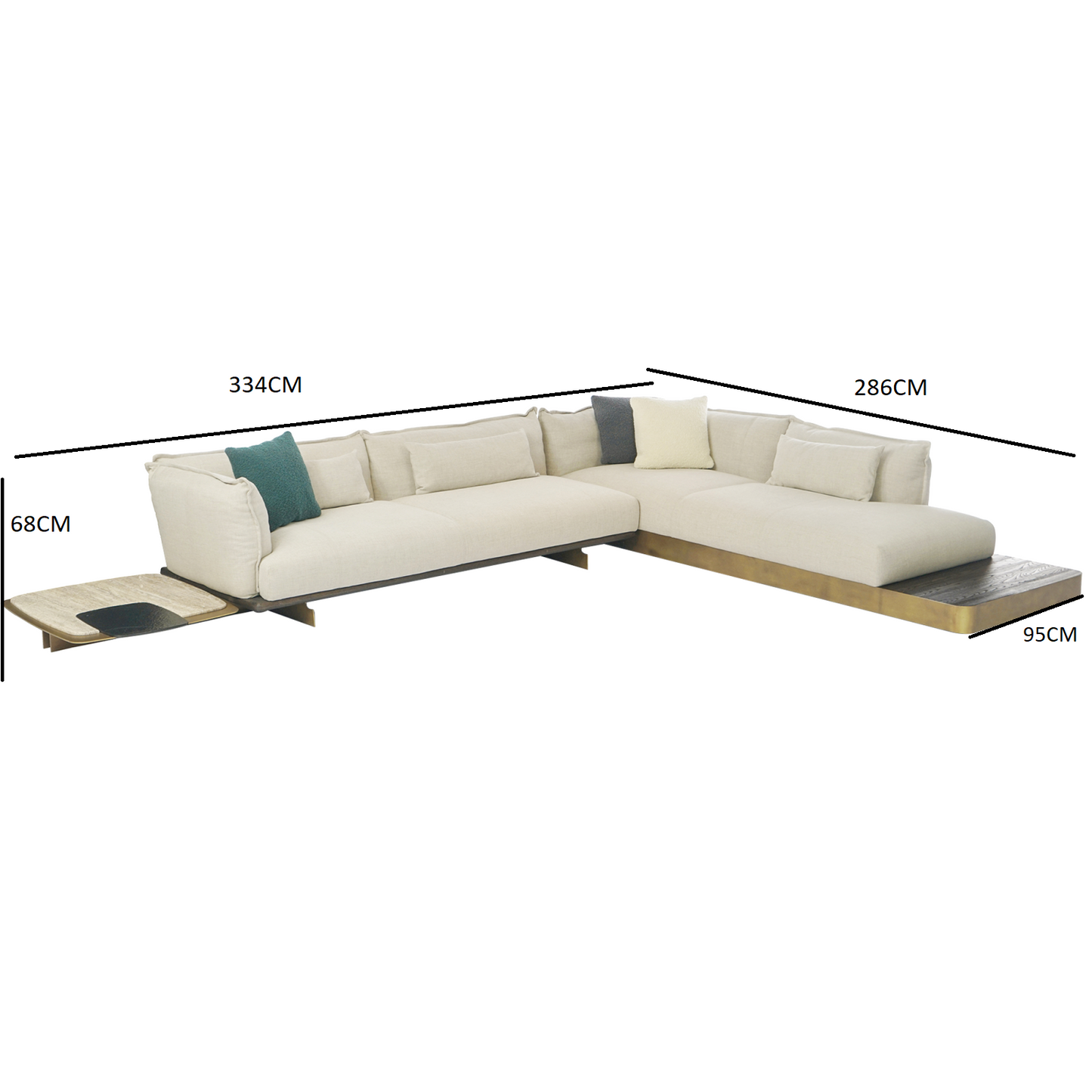 Stratos Sofa from durable natural wood