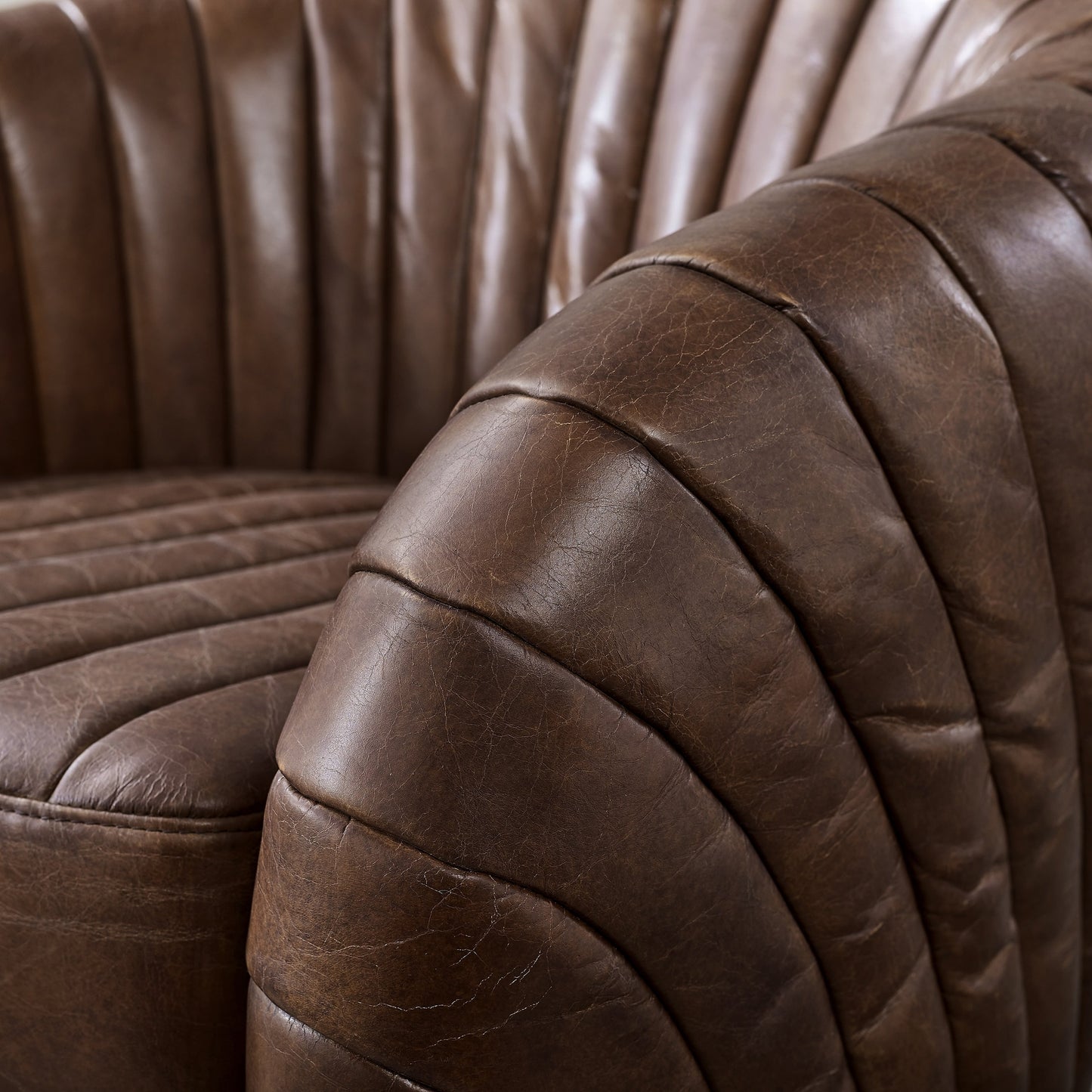 Distinctive leather chair