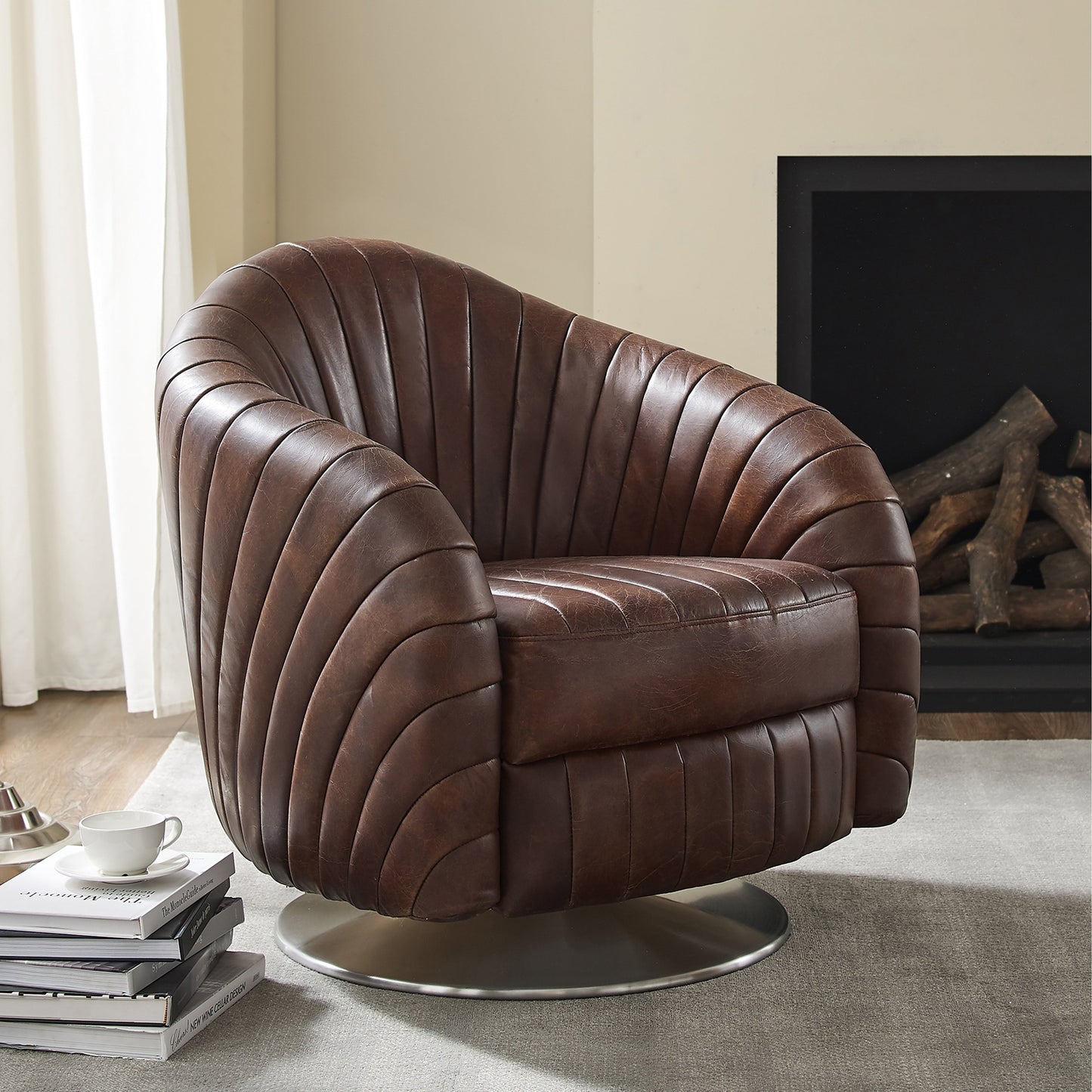 Distinctive leather chair