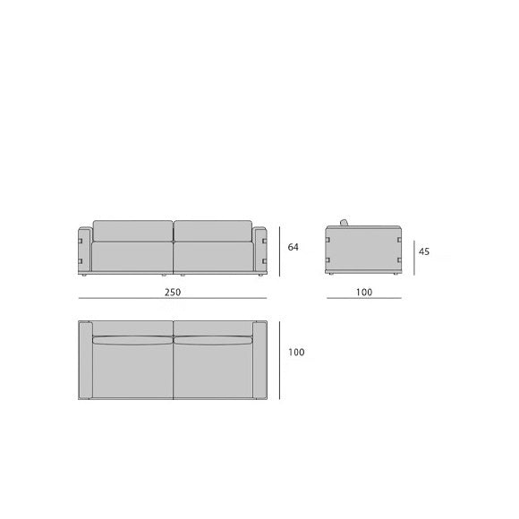 Modern Two-Seater Sofa Design