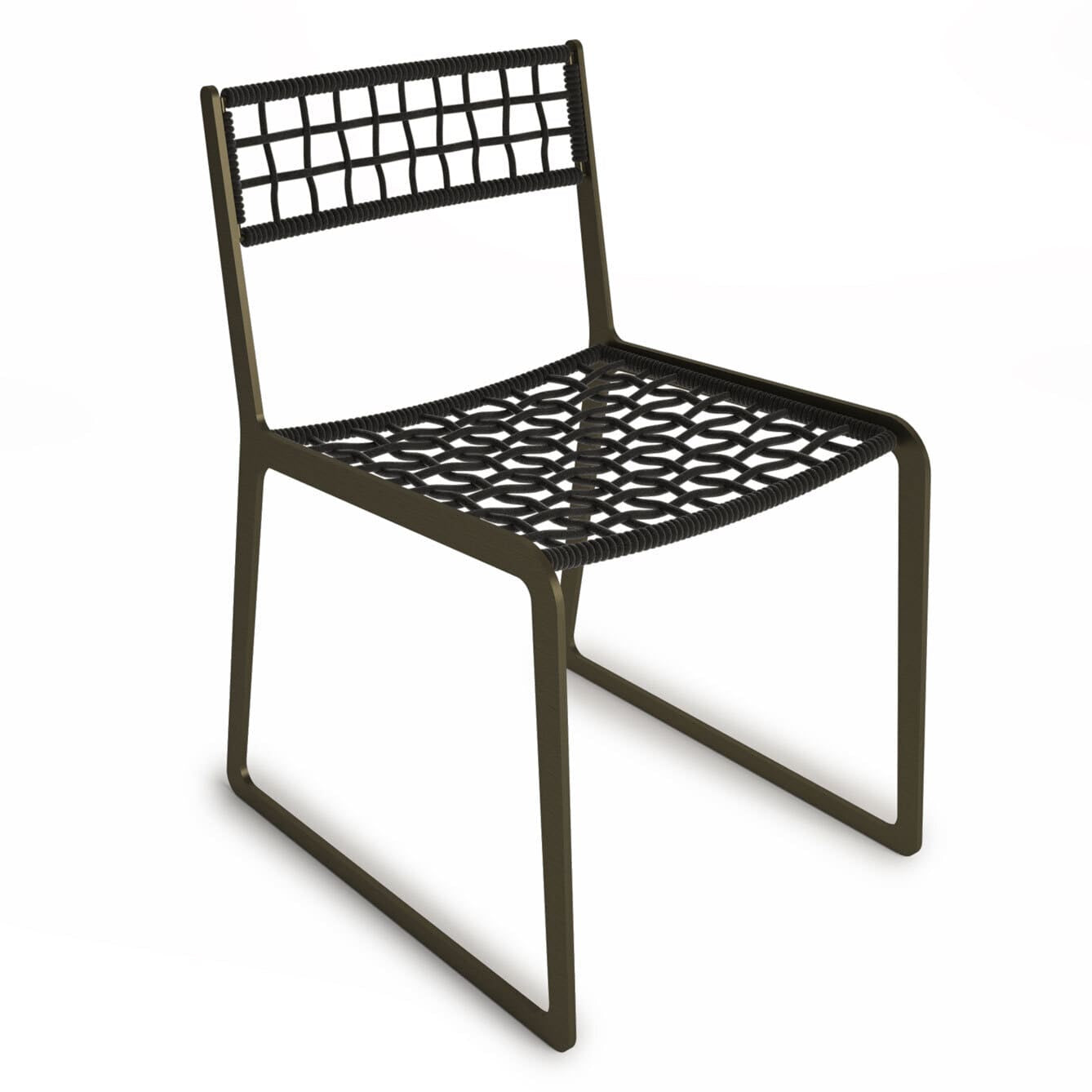 Atena Luxury Italian Outdoor Side Chair