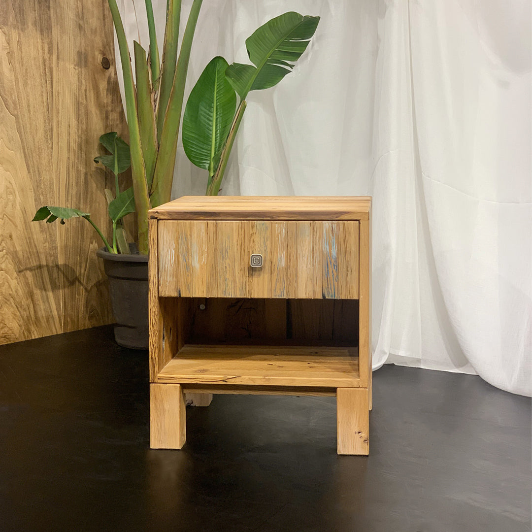 Reclaimed Bedside Table - Ready To Ship