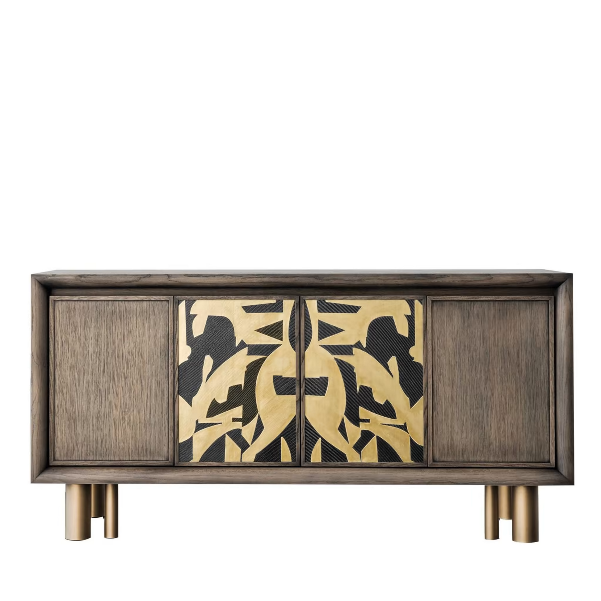 Mila abstract painting sideboard