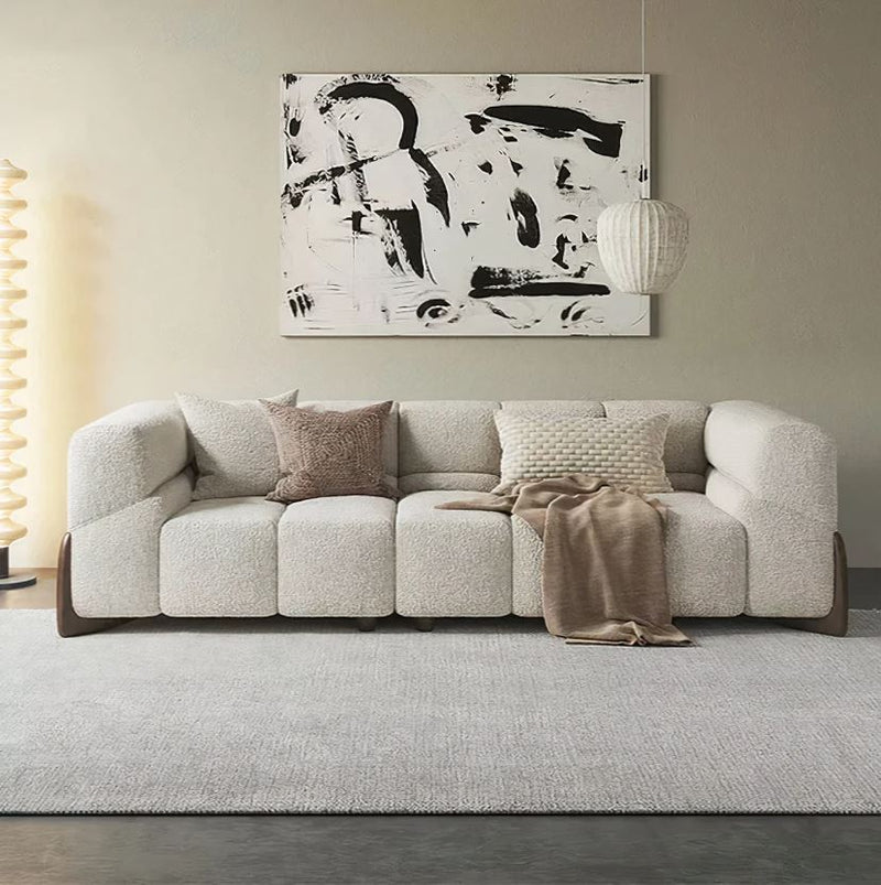The sofa is GRAINED