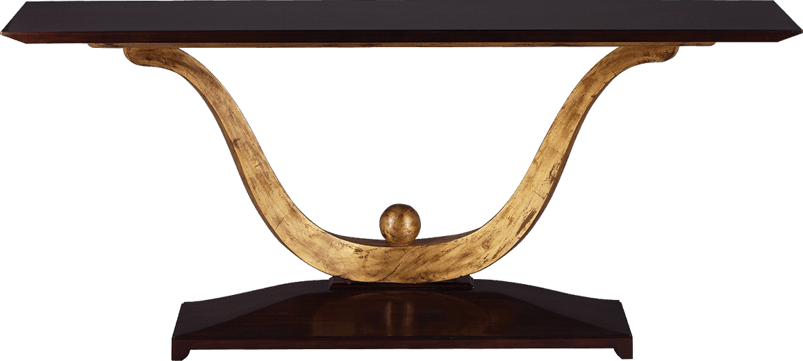 BYT-CON03 Console-Brown&Gold