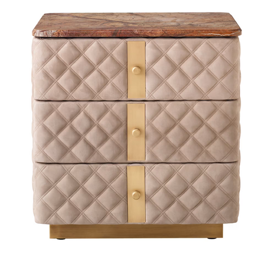 Alfred 3-drawer nightstand