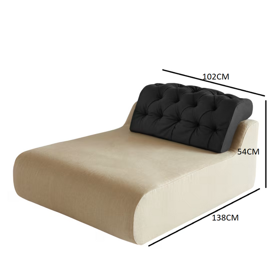 Bio baco ivory lounge chair