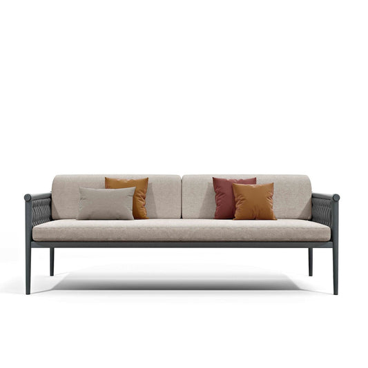 Outdoor sofa with a distinctive design
