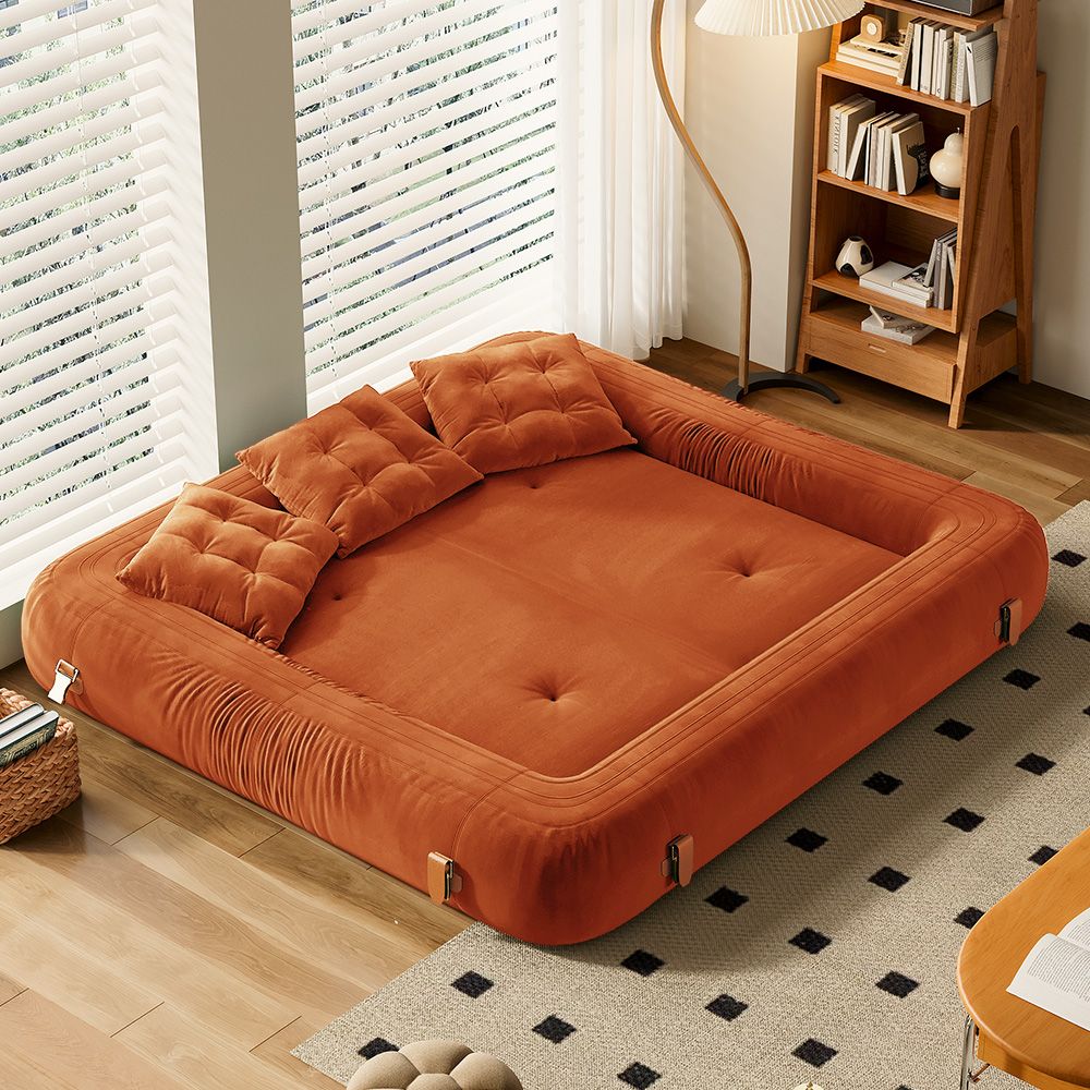 Velvet Upholstered Sofa Bed