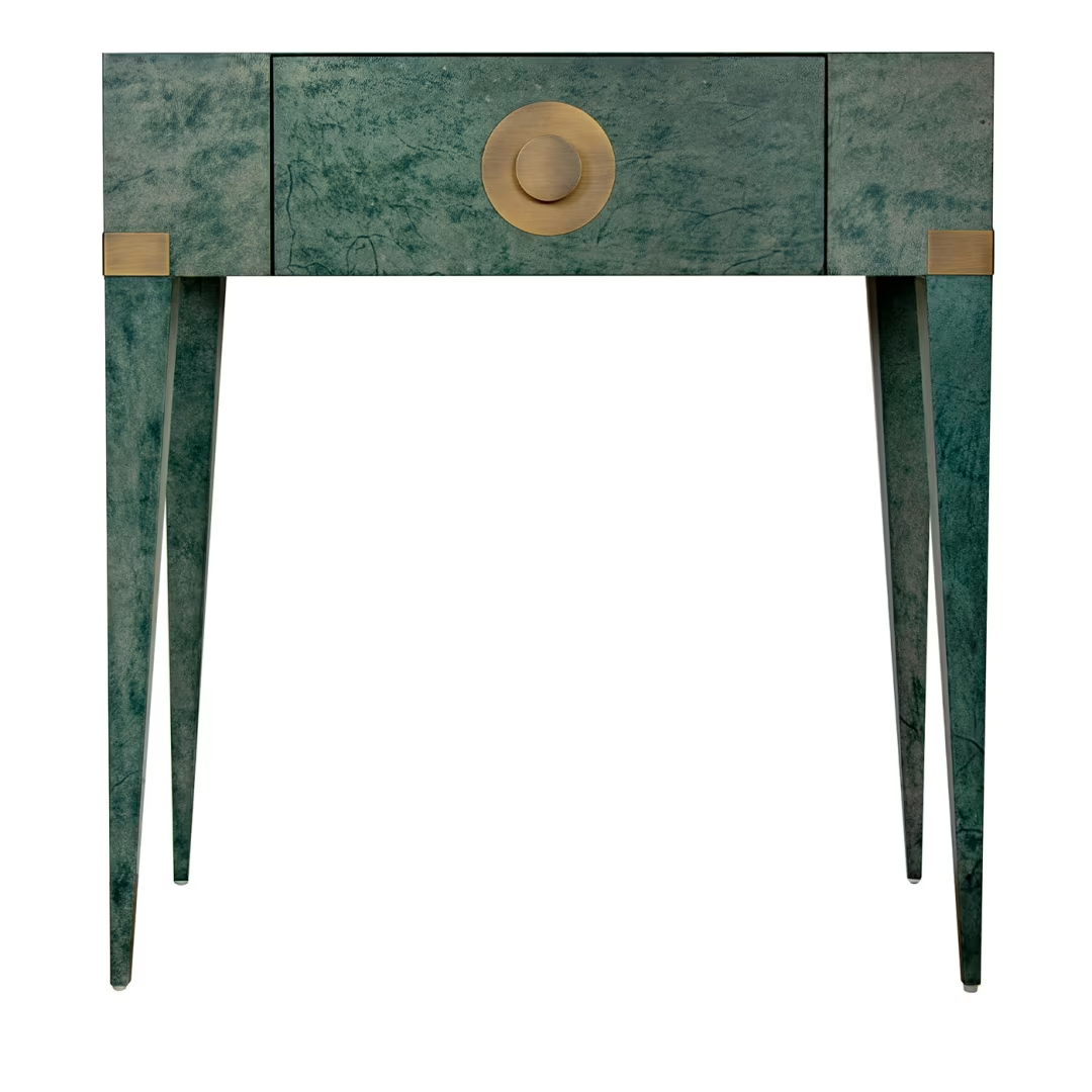 New moon green console