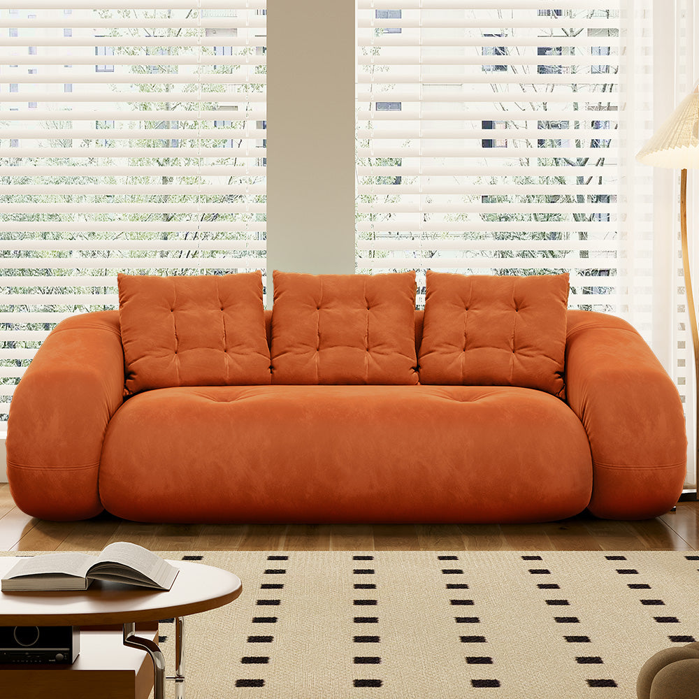 Velvet Upholstered Sofa Bed