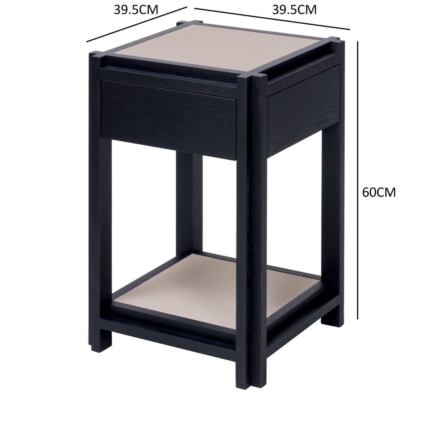 Square side table structure