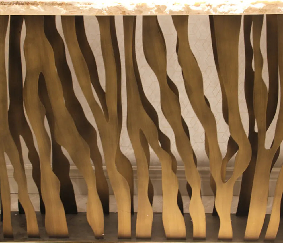 Zebra Console Table