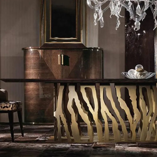 Luxury Zebra Dining Table