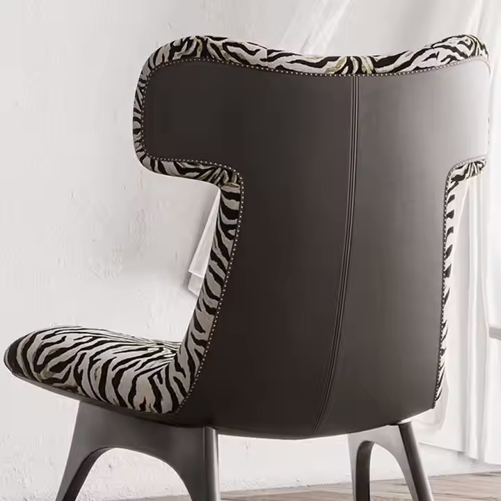 Zebra Luxe Lounge Chair