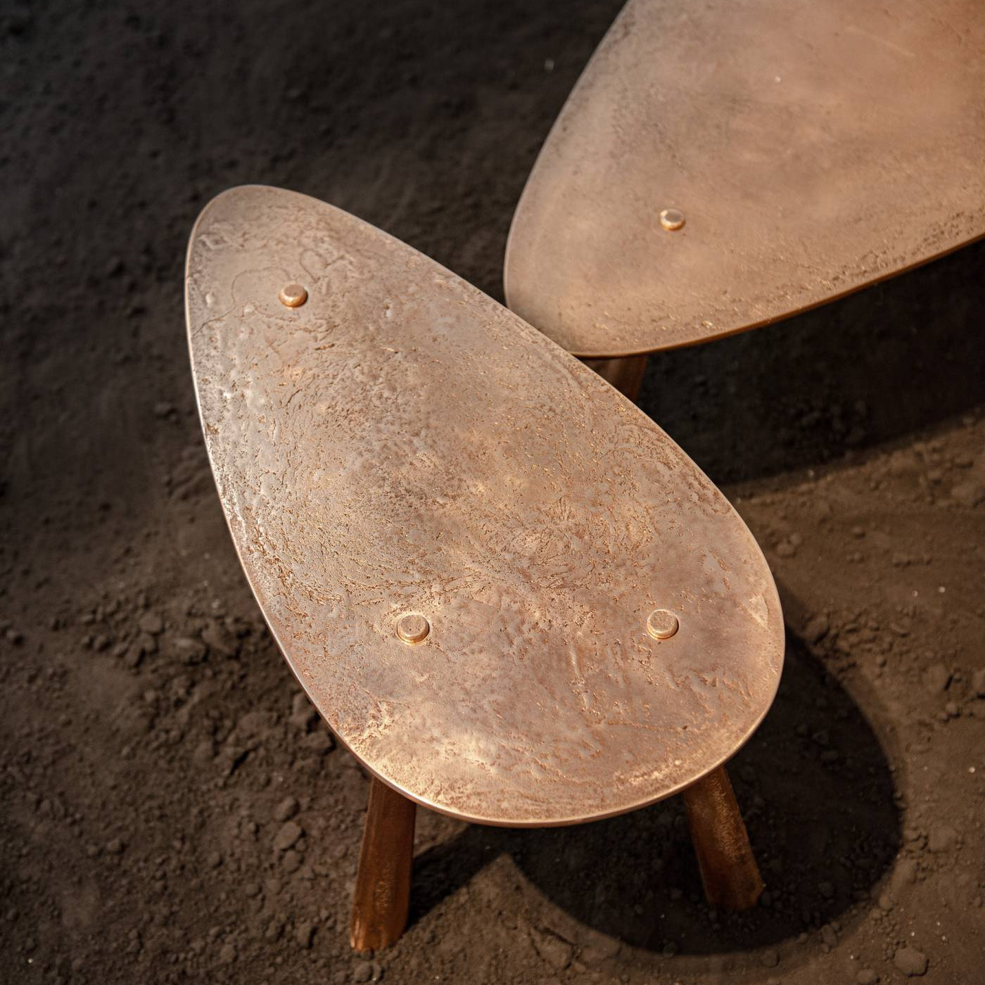 Elegant Metal Table Set