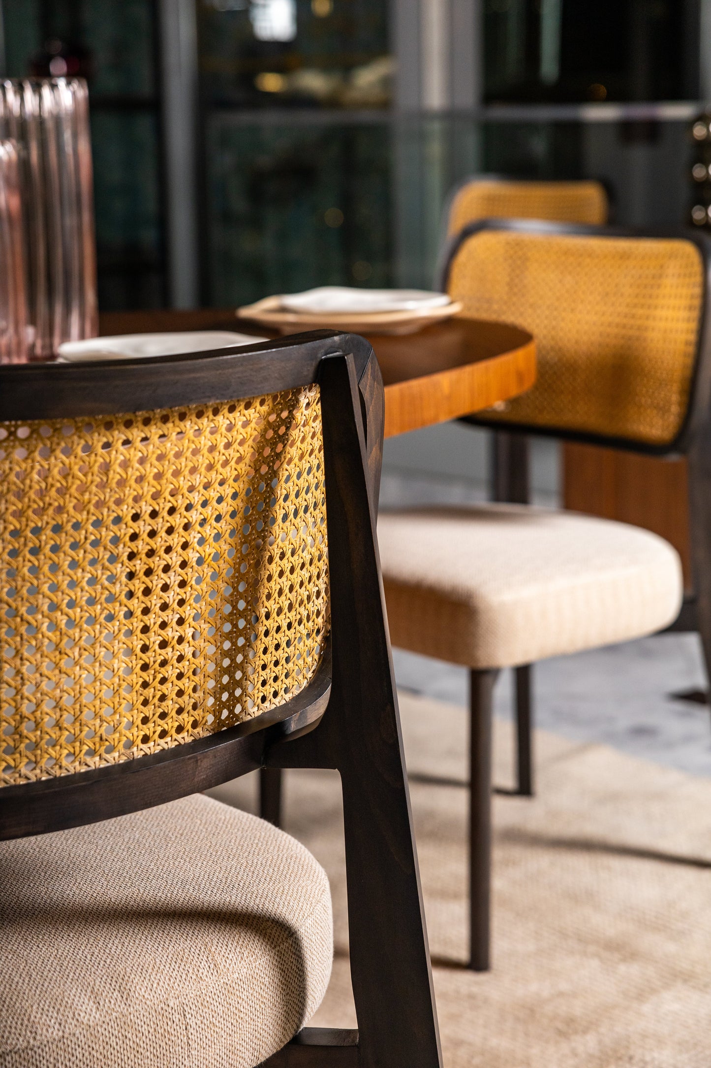 Cane Dining Chair