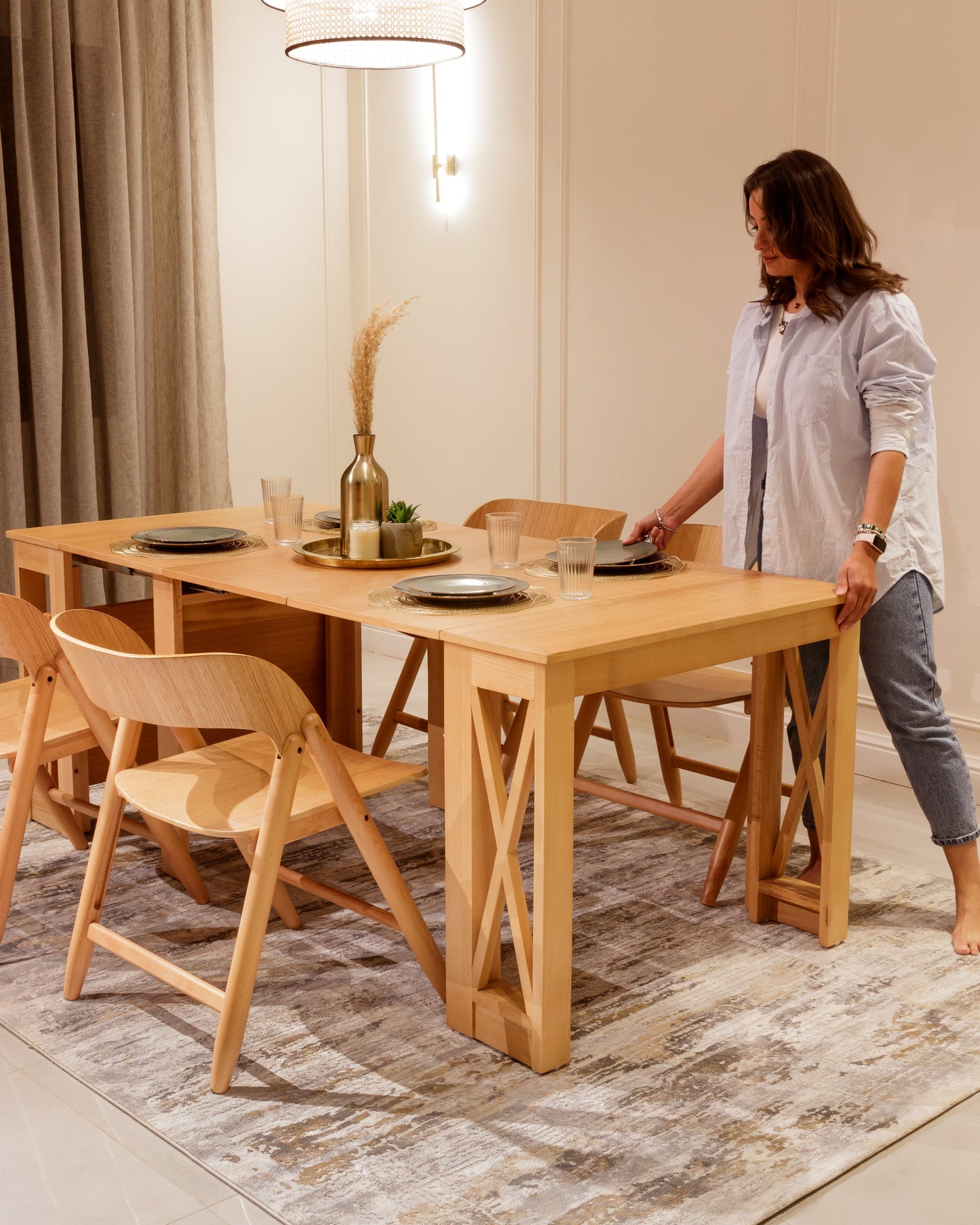 Oak Transformer Table
