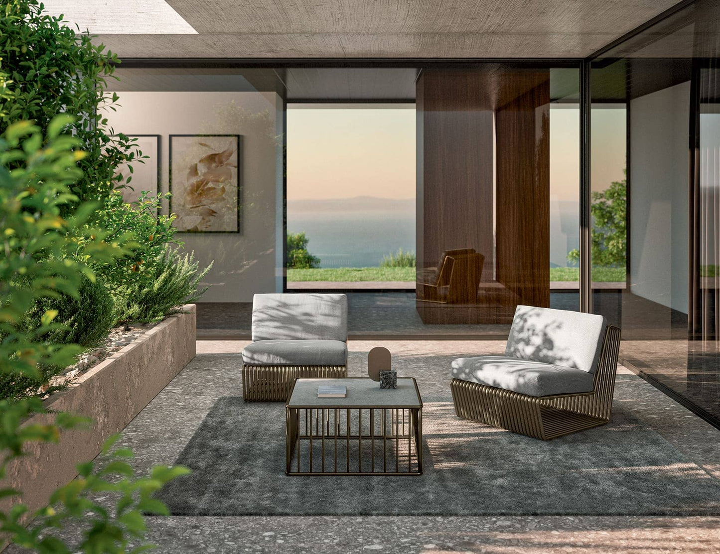 Infinity Modern Accent Chair Premium Finish