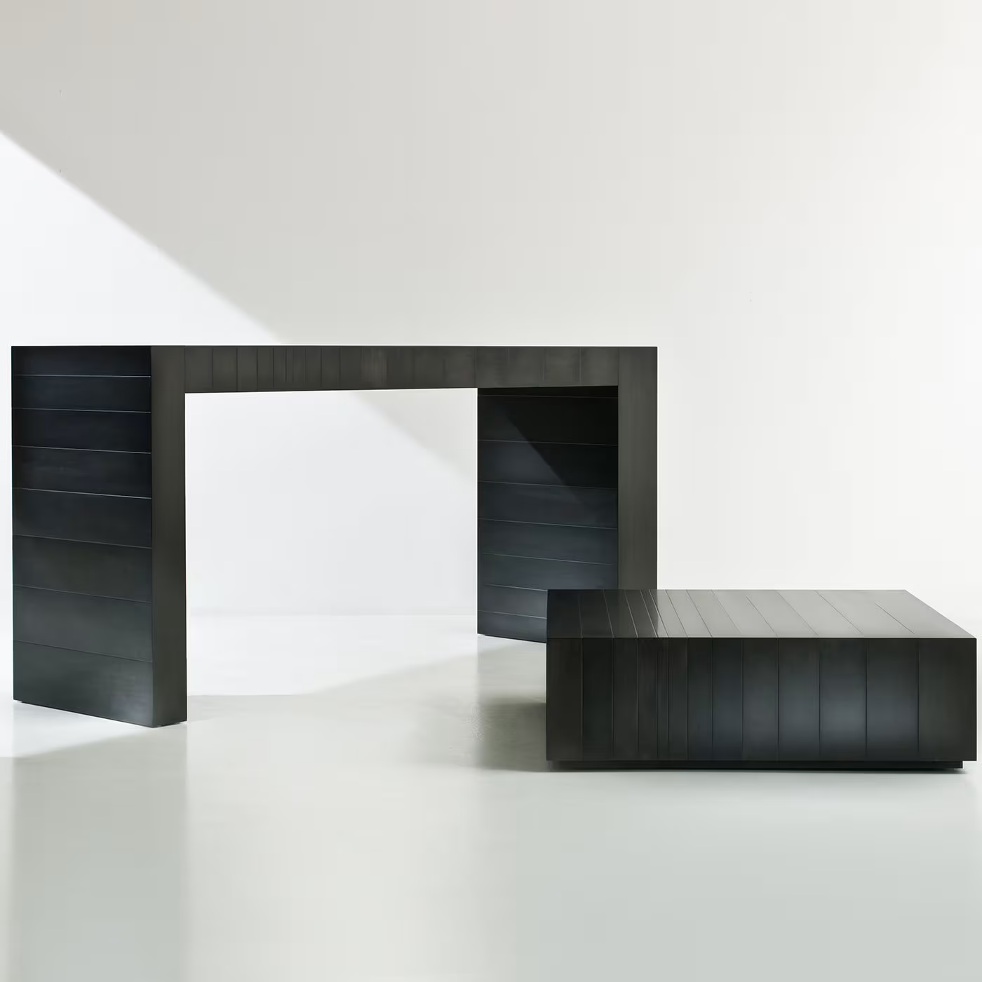 Black stars st console table