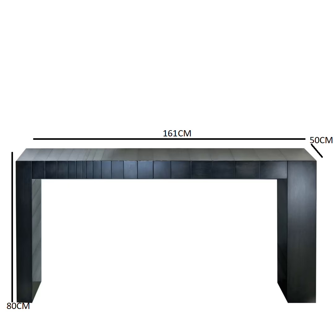 Black stars st console table