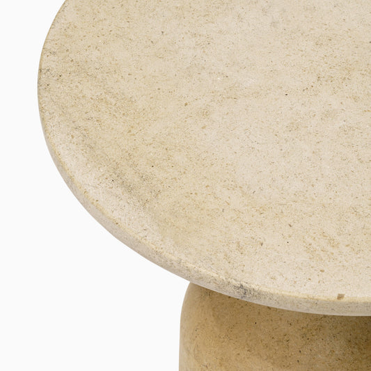 Medium marble side table
