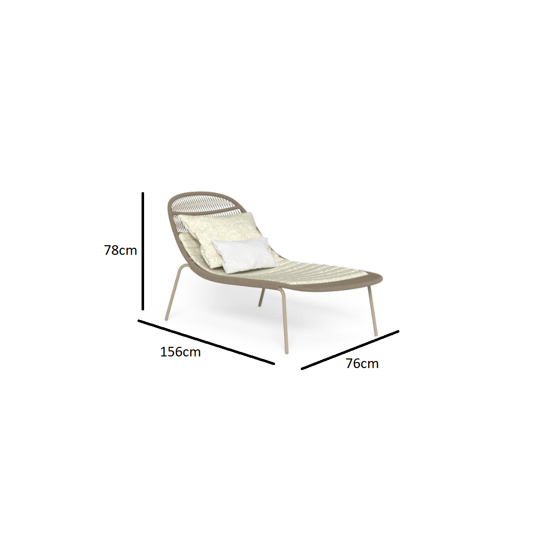 Panama Metal Outdoor Recliner Chairs