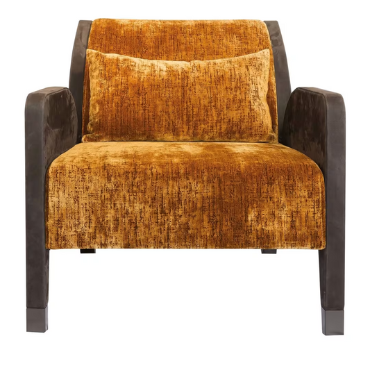 Orange unique natural mood armchair