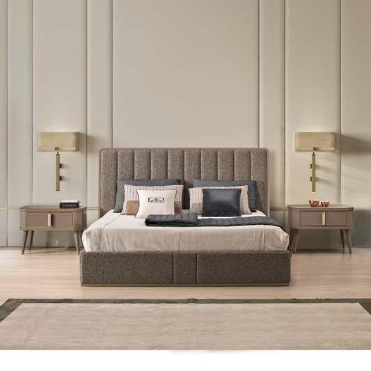 Richmond brown bedframe