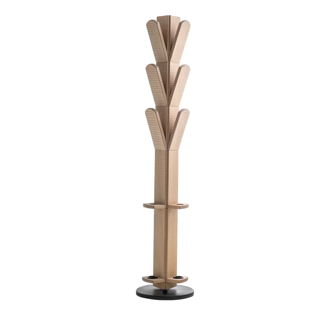 Walnut clothes hanger