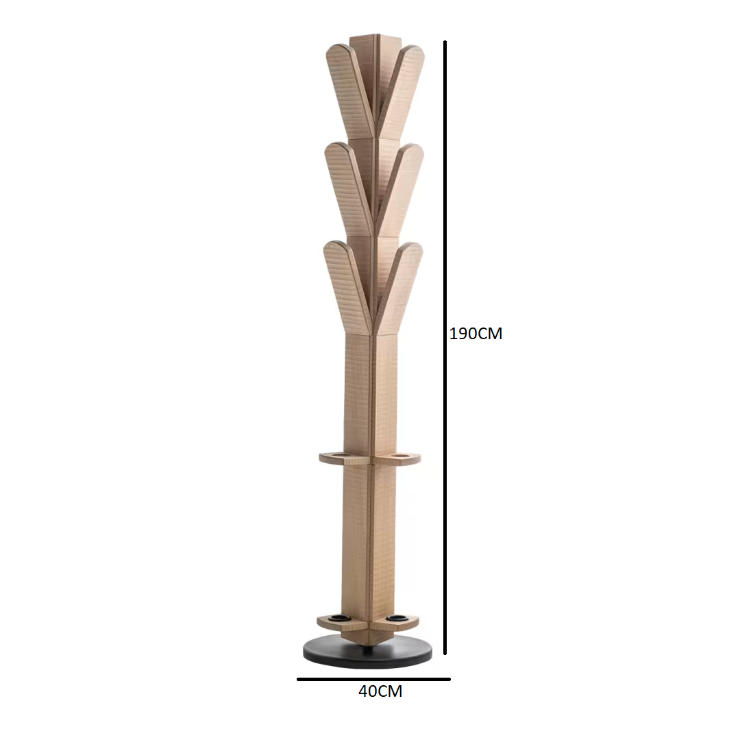 Walnut clothes hanger