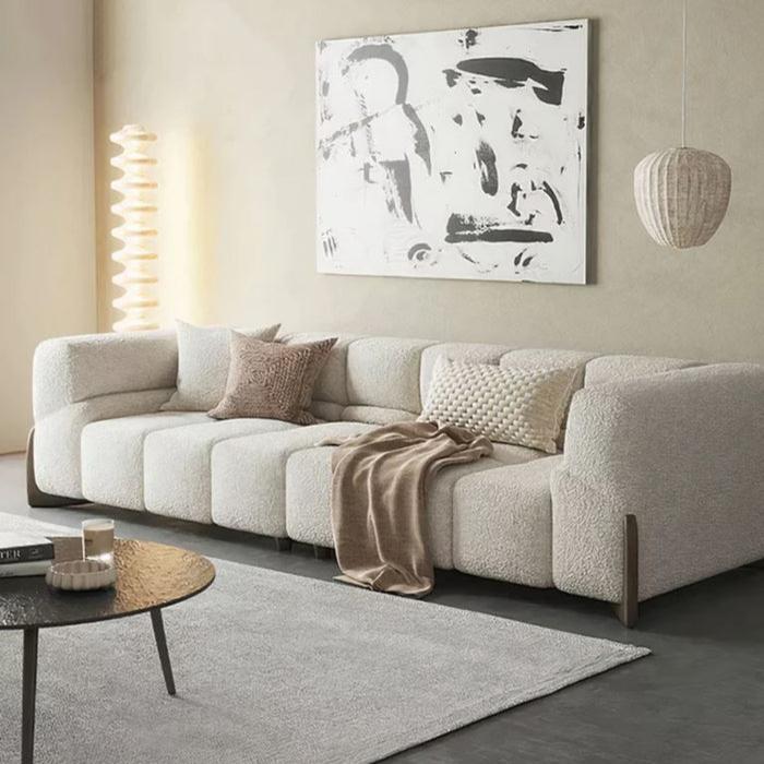 The sofa is GRAINED