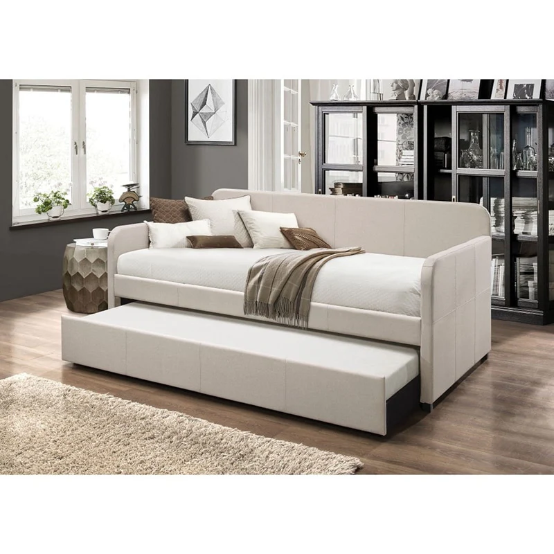 Modern Multi functional Luscious Fabric Sofa Bed