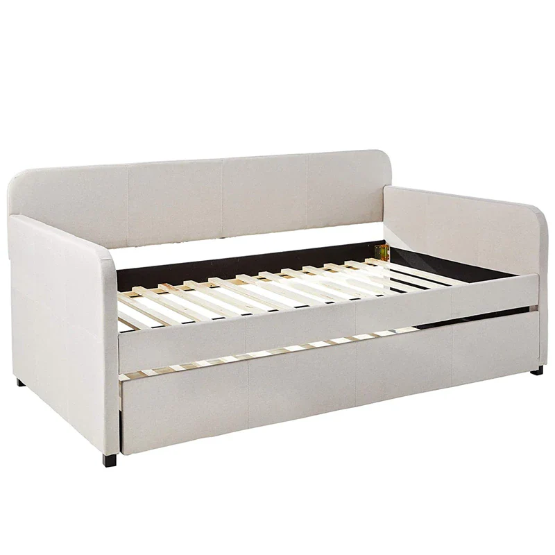 Modern Multi functional Luscious Fabric Sofa Bed