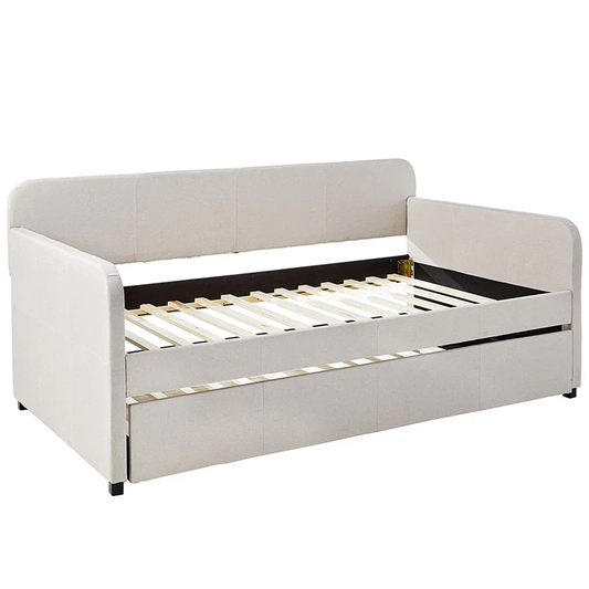 Modern Multi functional Luscious Fabric Sofa Bed