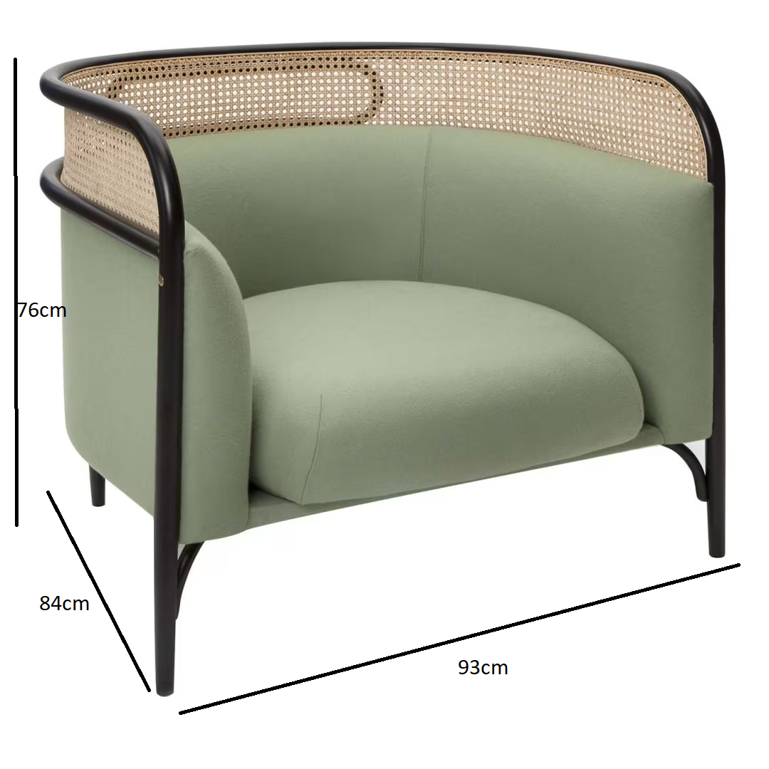 Targa lounge chair in green