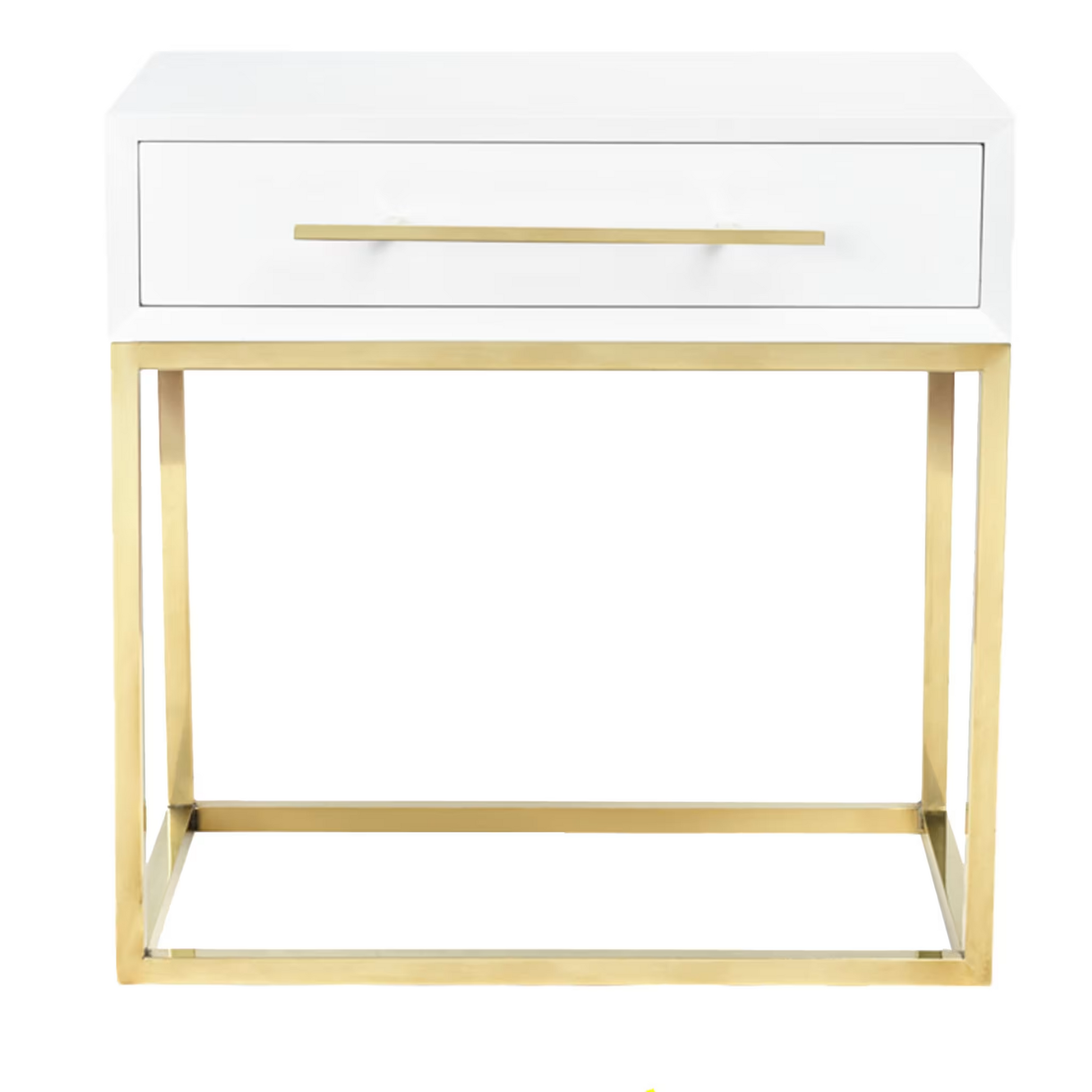 Piero white side table