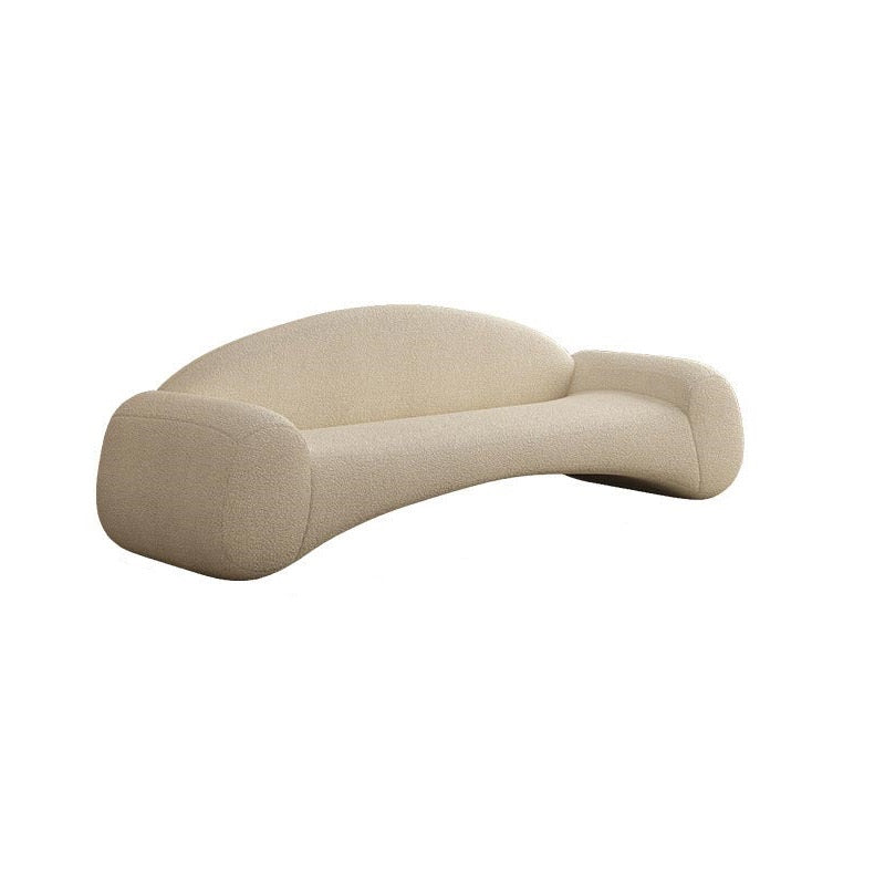 Uniquely designed sofa with a large armrest
