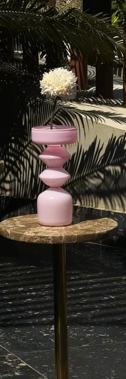 Glass Candle holder