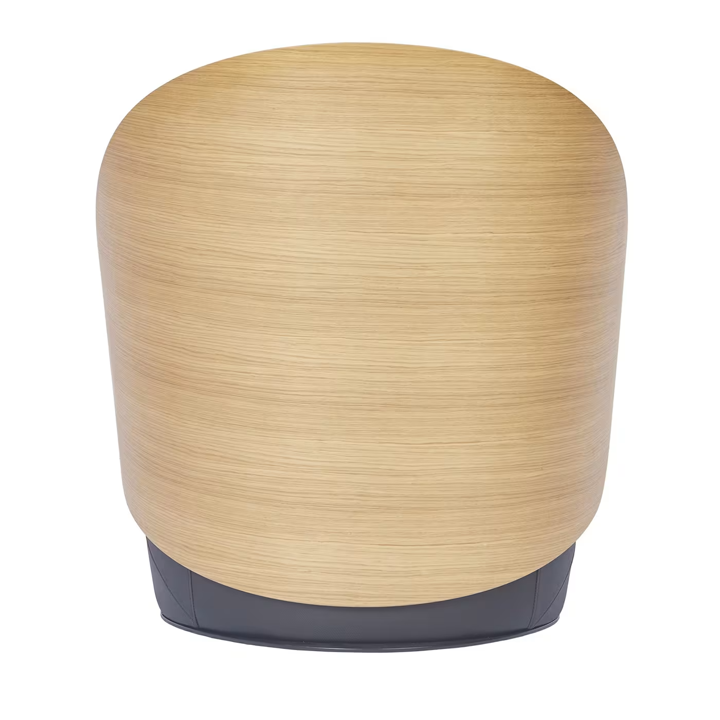 Ohr oak black swivel armchair