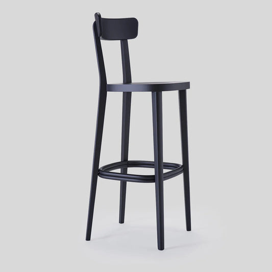 Milano black barstool