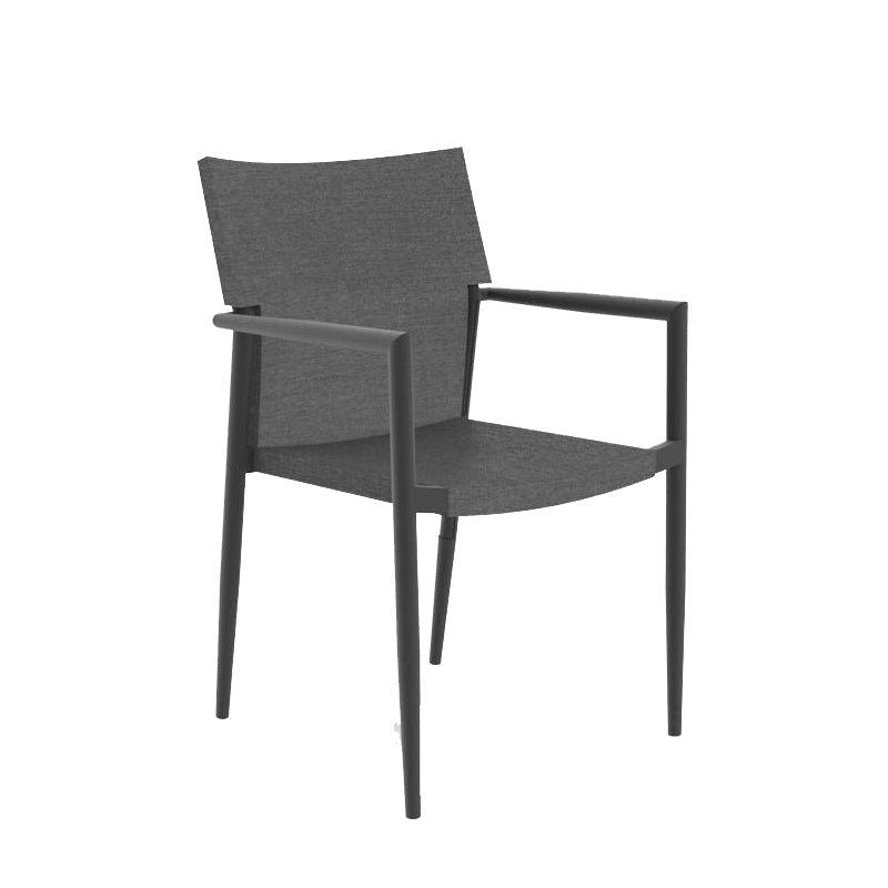 Adam Outdoor Dining Chairs in Grey